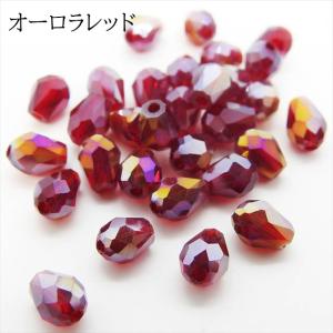 しずく ガラスビーズ カット 6mm 30個セ...の詳細画像4