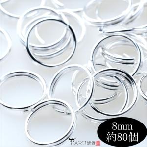 カニカン ストラップ 80本セット シルバー金具 8カラー各10本 ライト