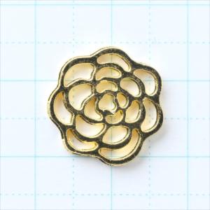 チャーム 透かしパーツ カメリア 1個 デザイ...の詳細画像5