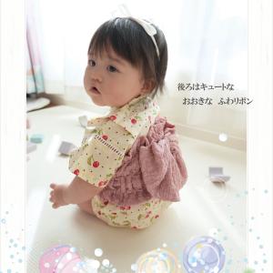 【メール便送料無料】帯付き甚平浴衣ロンパース(...の詳細画像4