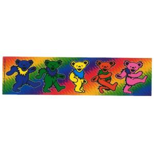 ★ネコポス対応★  グレイトフルデッド ベアー レインボー ステッカー / DANCING BEAR RAINBOW STICKER / シール　GRATEFULDEAD｜harvestmarket