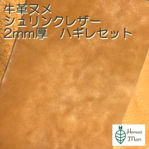 レザークラフト 材料 皮 革 日本産 牛革 ヌメ革 シュリンク