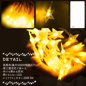 イルミネーションライト LEDライト ガーラン...の詳細画像4