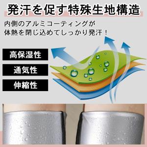 サウナスーツ レディース 上下セット 半袖 ジ...の詳細画像3