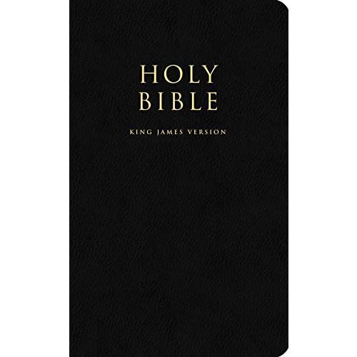 The Holy Bible: King James Version, Black Leather ...