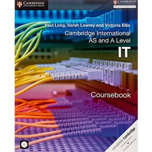 Cambridge International AS and A Level IT Coursebook with CD-ROM (Cambridge International Examinations) 【並行輸入品】の商品画像