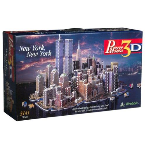 本格仕様の立体模型★ニューヨーク、ニューヨーク　３Dジグソーパズル(3141ピース)　puzz 3d...