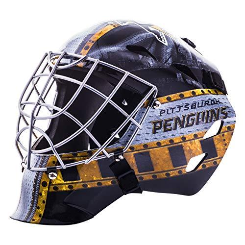 Franklin Sports NHL ピッツバーグ・ペンギンズ ミニホッケーゴールキーパーマスク ...