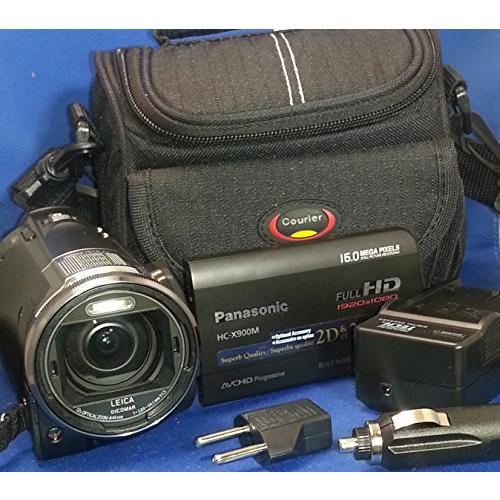 パナソニック デジタルハイビジョンビデオカメラ X900 内蔵メモリー64GB 3MOS ブラック ...