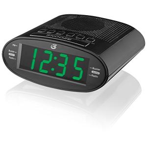 GPX C303B Dual Alarm Clock AM/FM Radio with Time Zone/Daylight Savings Control (Black) by DPI [並行輸入品]の商品画像