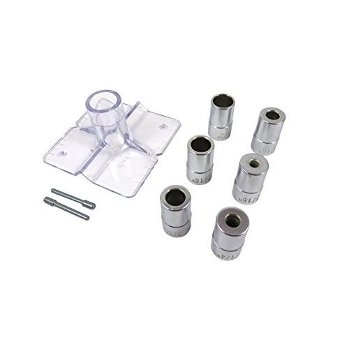 Drill Guide Dowel Kit Jig with 6 Bushings 3/16, 1/...