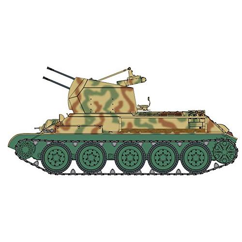 プラッツ 1/35 第二次世界大戦 ドイツ軍 対空戦車 T-34r プラモデル DR6599【並行輸...