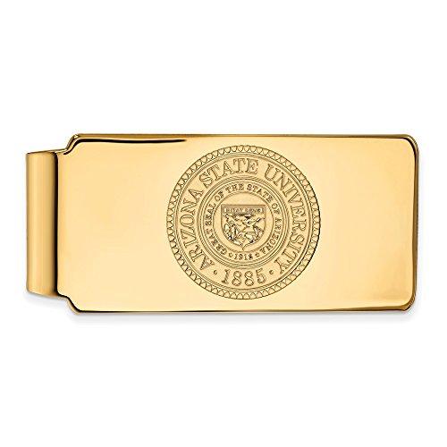 アリゾナ州 マネークリップ クレスト(14k イエローゴールド)【並行輸入品】