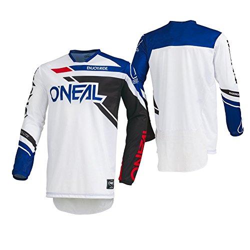 O&apos;Neal メンズ ハードウェア ライザージャージー (ブラック/ホワイト、2XL)【並行輸入品】