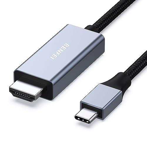 BENFEI 1.8m USB Type C - HDMI ケーブル【4K@60Hz UHD映像出力...