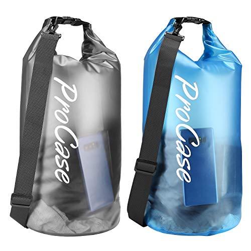 ProCase 防水バッグ 20L, 超軽量ドライバッグ　 ボート　カヤック ボート 水泳 ハイキン...