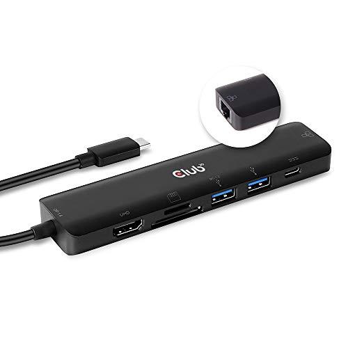 Club3D USB Type C 7-in-1 Hub to HDMI 4K60Hz /SD-TF...