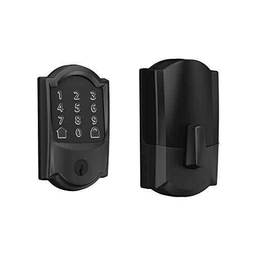 Schlage BE489WB CAM 622 エンコード デッドボルト スマートロック | WiF...