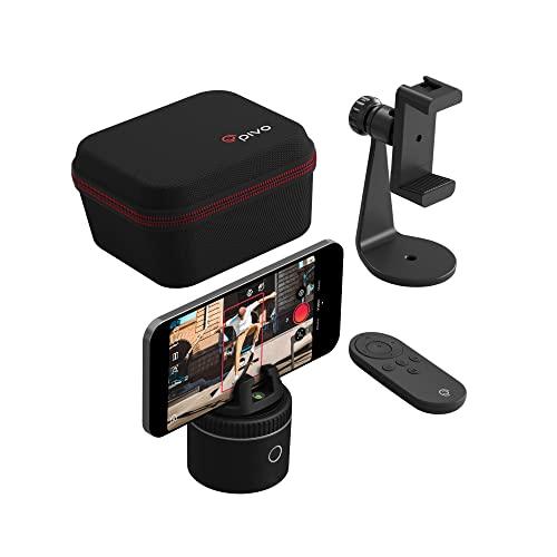Pivo Pod - AI搭載 ハンズフリー360度回転 6段階速度調整 乗馬 ビデオ録画 カメラス...