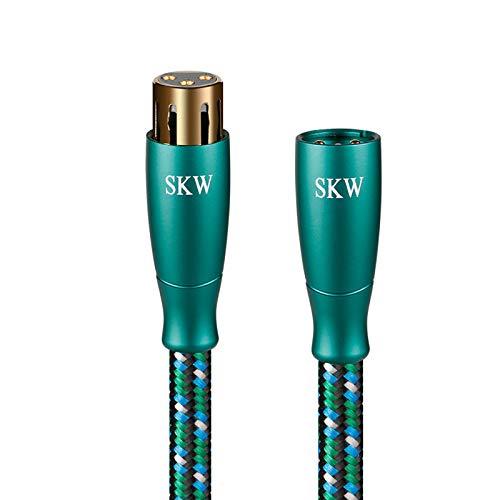 SKW エントリーレベル HCシリーズ シングルバランス XLRオス - XLRメスケーブル 6.5...
