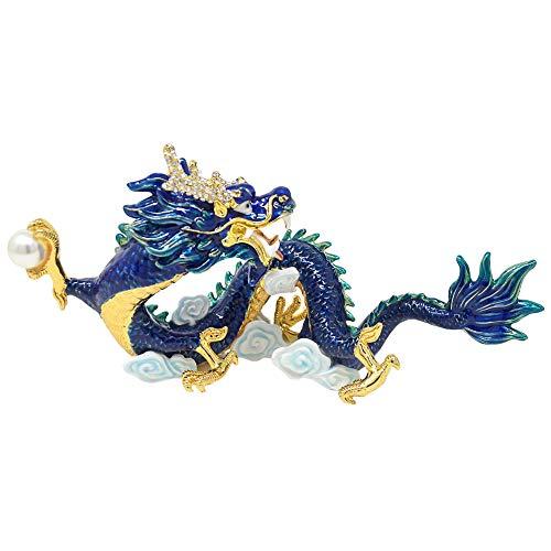 （イスイ）YISHUI　Heavenly Blue Dragon Sculpture - Zodia...