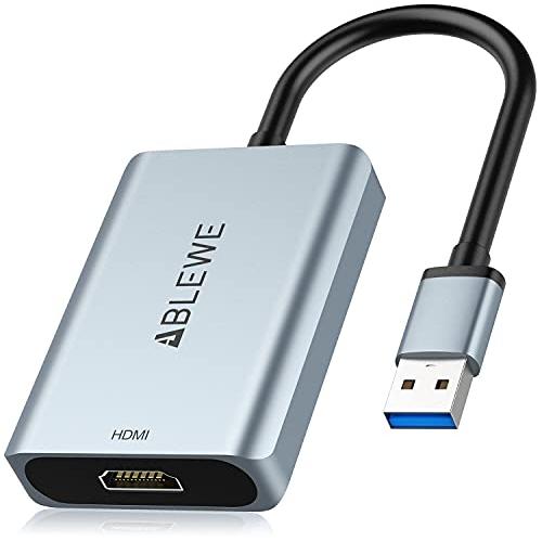 USB HDMI 変換アダプタ、ABLEWE MAC対応 USB 3.0 to HDMI 変換 ケー...