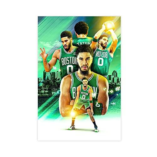 Jayson Tatum スポーツポスター キャンバスポスター ウォールアート 装飾プリント 絵画絵...