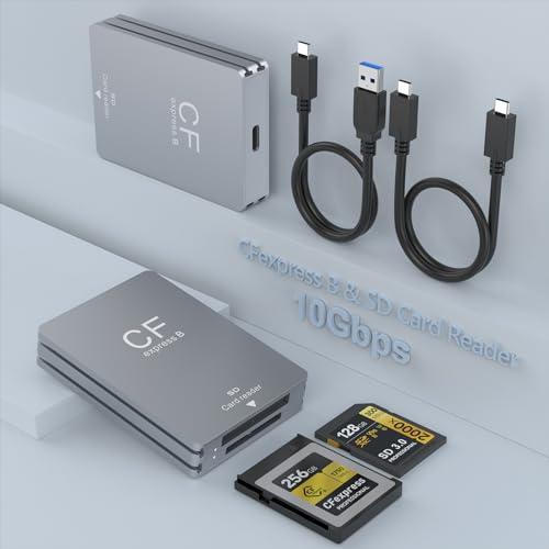 CFexpressタイプBリーダー&amp;SDカードリーダー USB 3.1 Gen 2 10Gbps C...