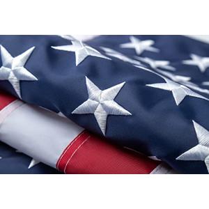 アメリカ国旗 3x5フィート 210D アメリカ国旗 アウトドア 最強、長持ち、3x5フィート 210D刺繍星 縫【並行輸入品】