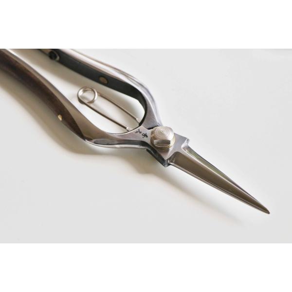 外山刃物　宗家秀久　剪定鋏　花切鋏　walnut