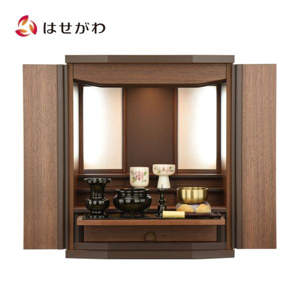 仏壇セット 仏具セット 仏壇 高さ48cm 16号 モダン 国産 棚置き おりん付き 「新型 トーシ...