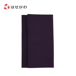 ふくさ 袱紗 紫 香典入れ「ふくさ 金封 紫 無地 紬調」お仏壇のはせがわ