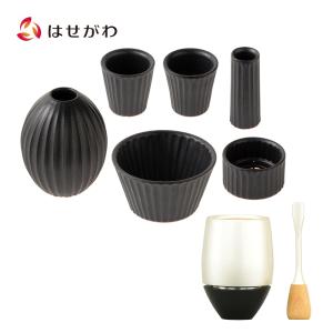 仏具セット 陶器 笠間焼 香炉 花立 火立 湯呑 仏飯器 線香差 リン リン棒 真鍮 仏壇 小物 「具足 カヌレ ビター Bicolo 銀セット」 お仏壇のはせがわ｜hasegawa-online