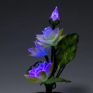 盆提灯 お盆 提灯 はす 造花 光る花 霊前灯...の詳細画像5