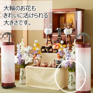 仏壇 仏具 九谷焼 花立 お盆 盆提灯 提灯 ...の詳細画像2