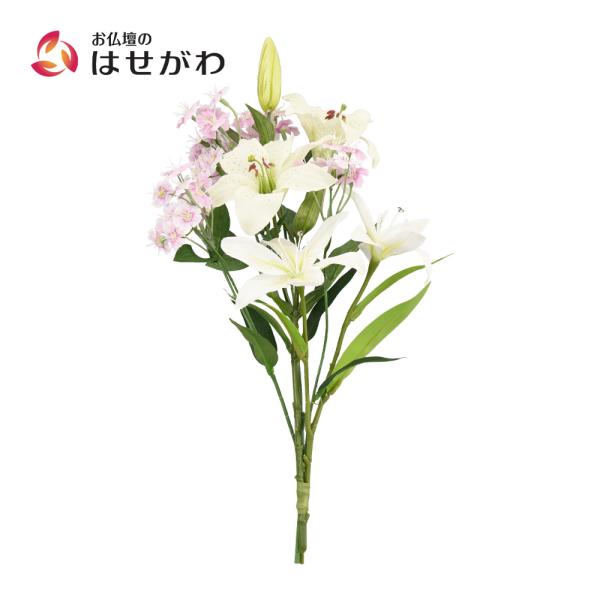 造花 ブーケ 仏花 仏壇用 お盆 新盆 初盆 お盆用品 盆用品 盆飾り コンパクト お供え  「フラ...