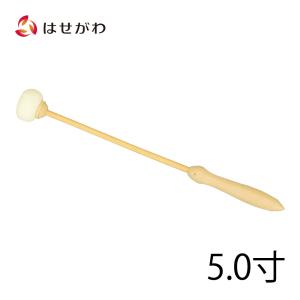 木魚 バイ バチ 法事 法要 仏具「木魚バイ 籐柄 白皮巻 5.0（長さ約35.5cm）」お仏壇のはせがわ｜hasegawa-online