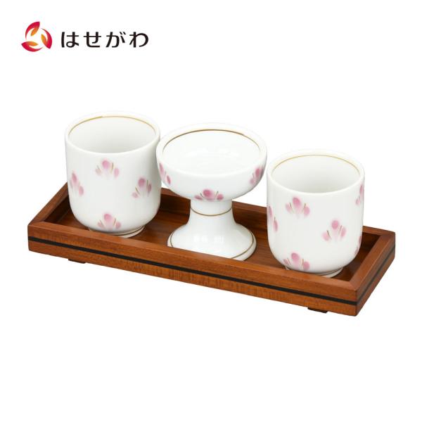 仏具セット 仏飯 仏飯器 ご飯 湯呑 湯のみ 花散らし 「仏器膳 バウム ライト 6.0 湯呑セット...