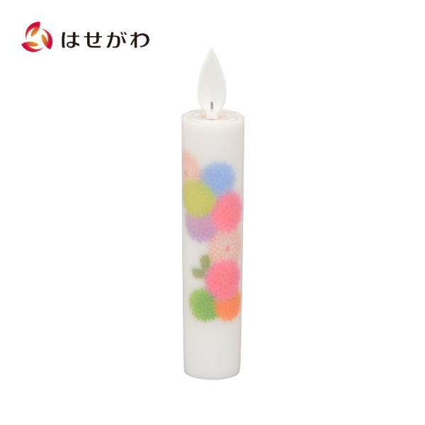 ろうそく LED 電池 キャンドルライト おしゃれ コンパクト 仏具 仏壇用品 「LEDローソク あ...