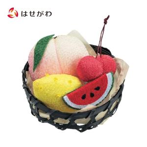 お供え ちりめん 夏 お盆 盆提灯 提灯 仏壇 仏具 ちりめん飾り ちりめん細工 「ちりめん 夏のお供物フルーツかご入」 お仏壇のはせがわ