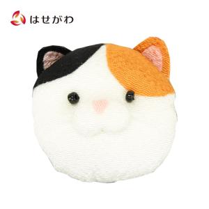 お供え かわいい ネコ 動物 ちりめん コンパクト 贈答用 お盆 お彼岸 仏壇 仏具 「ペットのお供え 三毛猫」 お仏壇のはせがわ｜hasegawa-online