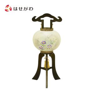 盆提灯 岐阜提灯 木製 新盆 初盆 提灯 ギフト 新盆御見舞 贈答用 お供え 床置き 「小町あんどん 栓の木 鉄線花」 お仏壇のはせがわ