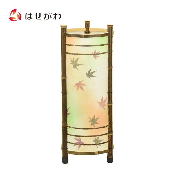 盆提灯 竹 回転灯 回転行灯 回転筒 和風 新盆 初盆 提灯 もみじ ギフト 新盆御見舞 贈答用 モ...