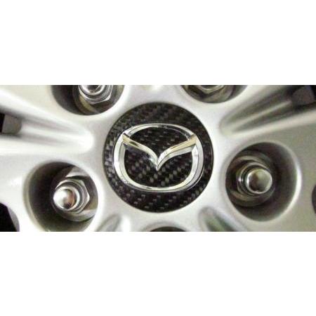 ハセプロ  マジカルカーボン ホイールキャップエンブレム マツダ CX-3 CX-5 アクセラハイブ...