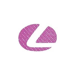 ハセプロ マジカルカーボン ステアリングエンブレム用 レクサス4 レギュラーカラー ピンク CESL...