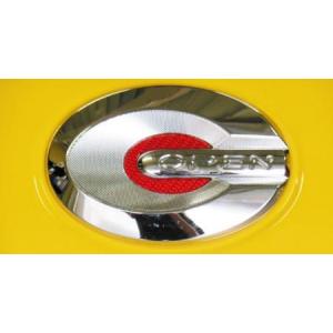 ハセプロ マジカルカーボン フロントエンブレム用 ダイハツ コペン LA400K 2014.6〜 レッド CEFD-11R