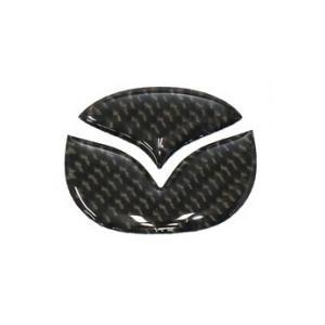 ハセプロ マジカルカーボンNEO ステアリング マツダ エンブレム レギュラーカラー ブラック NE...