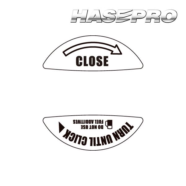 ハセプロ フューエルキャップエンブレム デザインセレクション/B型 2ピース レーシングホワイト F...