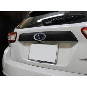 ハセプロ マジカルアートシート リアガーニッシュ スバル インプレッサスポーツ/XV GT系 ブラッ...
