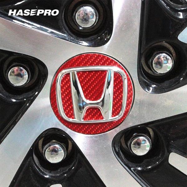 ハセプロ  マジカルカーボン ホイールキャップエンブレム ホンダ WR-V ヴェゼル 【ブラック】 ...